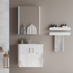 Dora Havlupanlı Klasik Banyo Dolabı BD-1002