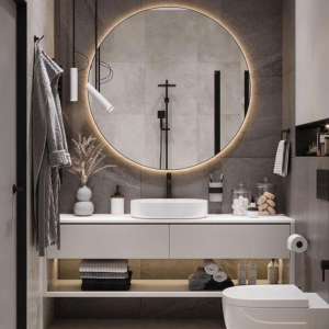 Lorissa Duvar Sabitlemeli Lüks Banyo Dolabı BD-1004